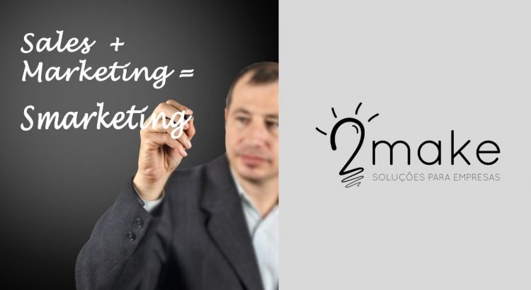 Smarketing é quando o marketing e vendas de uma empresa caminham juntos, alinhando estratégias, objetivos, metas e análises.