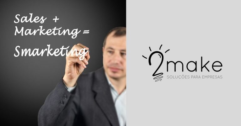 Smarketing é quando o marketing e vendas de uma empresa caminham juntos, alinhando estratégias, objetivos, metas e análises.
